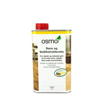 RENS- & RENGJØRINGSVOKS OSMO 3087 1L HVIT 1L