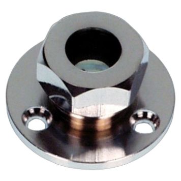 KABELGJENNOMFØRING 12MM MESSING KROMBELAGT
