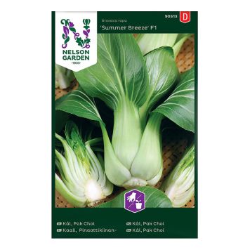 GRØNNSAKSFRØ NELSON GARDEN KÅL PAK CHOI SUMMER BREEZE F1