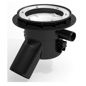 GULVSLUK PURUS JOTI AU-SLUK SKRÅUTLØP Ø75MM