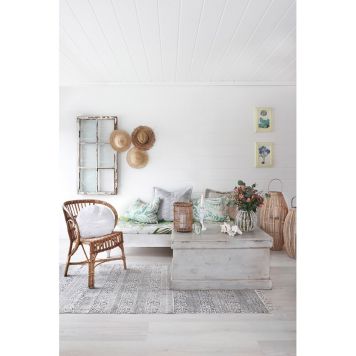 PANEL HUNTONIT VEGG/TAK 11X142X2420MM HVIT