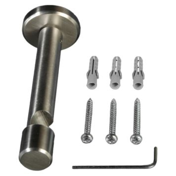 GARDINHOLDER LIEDECO INOX SKANDINAVIA 16MM 1-LØP
