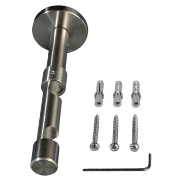 GARDINHOLDER LIEDECO INOX SKANDINAVIA 16MM 2-LØP
