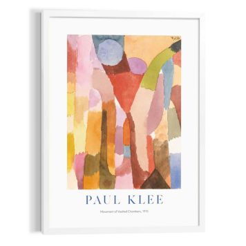 DEKORBILDE REINDERS PAUL KLEE FARGER ER HVIT 50X70CM