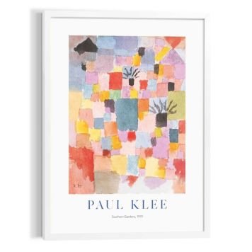 DEKORBILDE REINDERS PAUL KLEE FARGER II HVIT 50X70CM