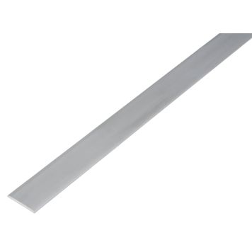 FLATJERN GAH ALBERTS ALUMINIUM SØLV 1,5X14,5X1000 MM