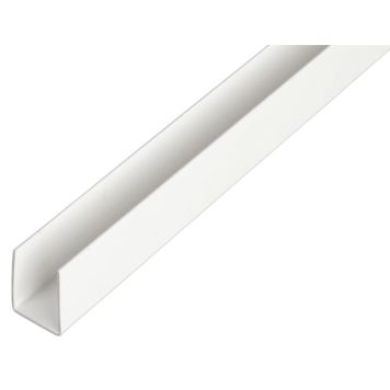 U-PROFIL GAH ALBERTS HVIT 18X1000MM