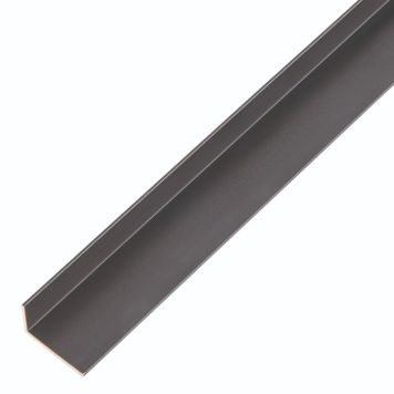 VINKELPROFIL GAH ALBERTS ALUMINIUM SVART 20X10X1000MM