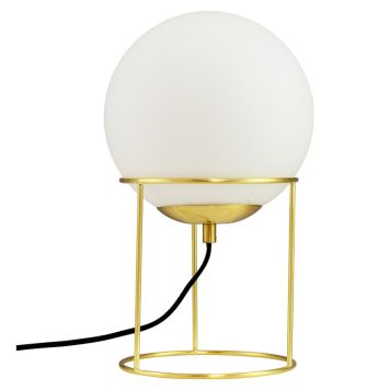 BORDLAMPE DYBERG LARSEN MADRID OPAL/MESSING