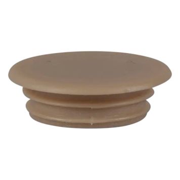 DEKKLOKK ESSVE FOR KARMSKRUE 16/19MM BEIGE 8 STK