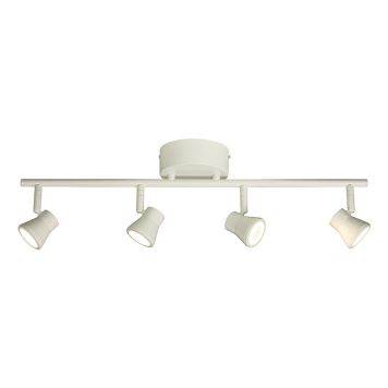 TAKLAMPER ANETA LIGHTING PLUTO 4:A RAK LED DIMBAR HVIT