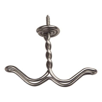 ANKERKROK MILLERS 60X95MM STÅLTRÅD NIKKEL