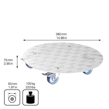 POTTETRALLE WAGNER ALASKA 7002 RILLET Ø38CM 100KG