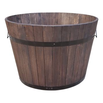 UTEPOTTE PIARDINO TRETØNNE 38X55CM MØRKEBRUN