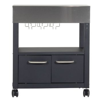 SIDEBORD KINGSTONE THERA SVART