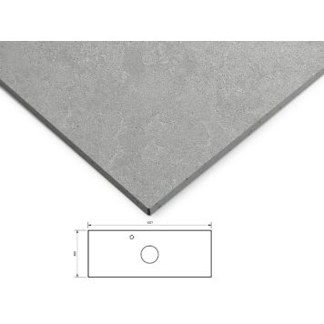 BENKEPLATE SVEDBERGS GLIMMER 120X45 SENTRUM