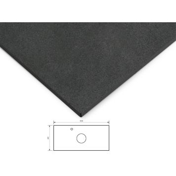 BENKEPLATE SVEDBERGS SKIFFER 100X45 SENTRUM