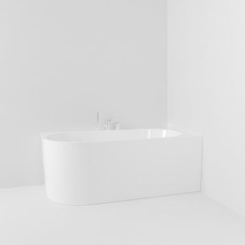 BADEKAR SVEDBERGS IHRE HØYRE MED BLANDEBATTERI 160CM HVIT                