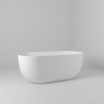 BADEKAR SVEDBERGS VAULEN FRITTSTÅENDE 160CM HVIT MATT                     