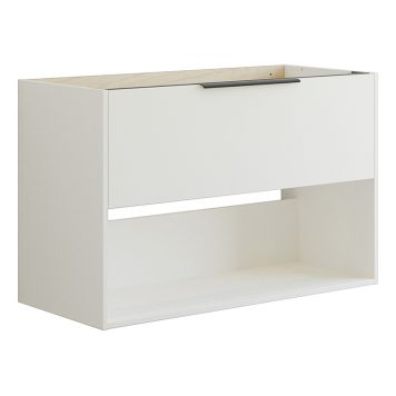 SERVANTSKAP SCANBAD NOW 1 SKUFF OG ÅPEN HYLLE 100CM