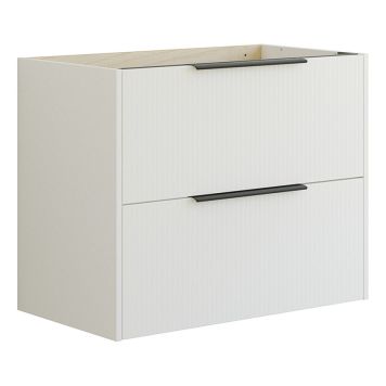 SERVANTSKAP SCANBAD NOW 2 SKUFFER SPORET HVIT MATT 80CM