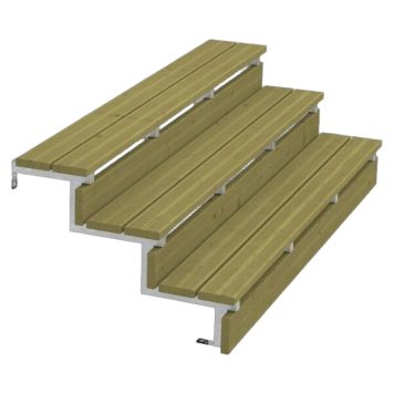 TERRASSETRAPP PLUS 3-STEG 34,2° STÅL 79X54X180CM