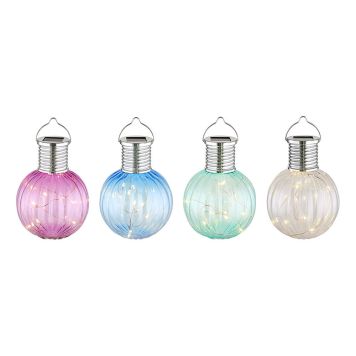 SOLCELLELAMPE GLOBO GLASSKULE