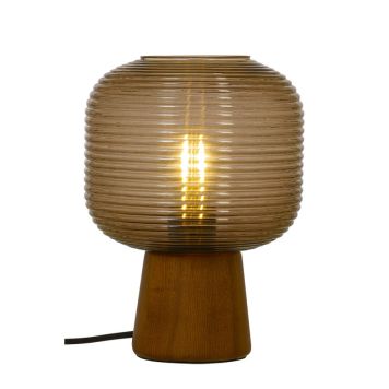 BORDLAMPE ANETA LIGHTING AURA 29CM BRUN
