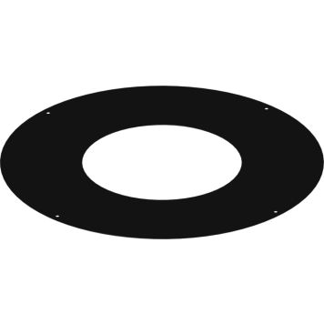 INNERTAKSPLATE DINAK RUND Ø150 30-45º SVART