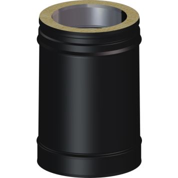 SKORSTEINSRØR HALVISOLERT Ø150 SVART