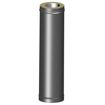 SKORSTEINSRØR DINAK HELISOLERT Ø150 940MM GRÅ