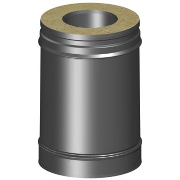 SKORSTEINSRØR DINAK HELISOLERT Ø150 270MM GRÅ