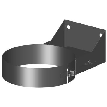 VEGGFESTE DINAK TELESKOPISKT Ø150 7-12CM GRÅ