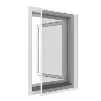 INSEKTSNETT EASY LIFE VINDU ALUMINIUM 100X120CM HVIT