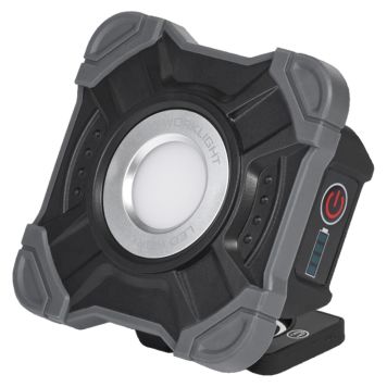 ARBEIDSLAMPE LEDVANCE LED 10W SVART BATTERIDREVET GRÅ/SVART