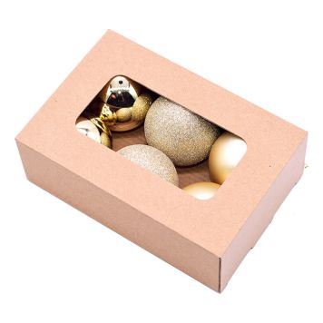 JULEKULER 6CM GULL 6PK