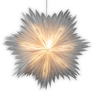 ADVENTSSTJERNE KONSTSMIDE Ø60CM HVIT