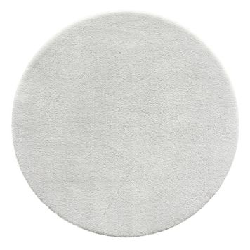 GULVTEPPE SOFT TOUCH Ø80CM SILVERGRÅ