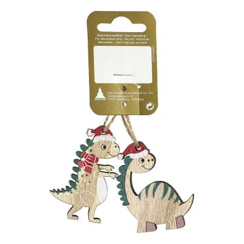 JULETREPYNT DINOSAUR TRE 2STK