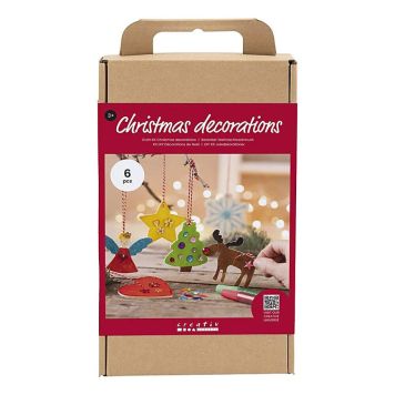 HOBBYSETT CREATIV COMPANY JULEDEKORASJONER I TRE