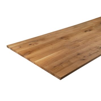 BENKEPLATE NQD SURFACES EIK RUSTIK WOODLAND BROWN 27X940X2400M