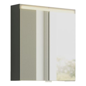 SPEILSKAP ARK 60 CM GRÅ MATT