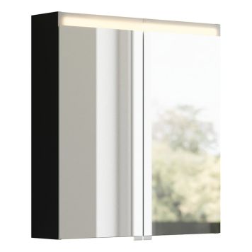 SPEILSKAP ARK 60 CM SORT MATT