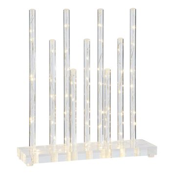 ADVENTSSTAKE MARKSLÖJD BLISS 9 TRANSPARENT