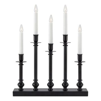 ADVENTSSTAKE MARKSLÖJD FRATELLO SVART