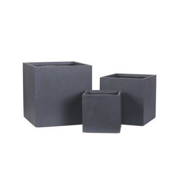 KRUKKER PIARDINO LONDON ANTRASITT 3STK