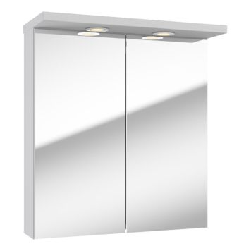 SPEILSKAP RIVA MOLLY 60CM HVIT MATT