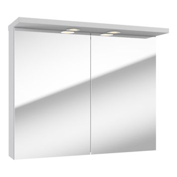 SPEILSKAP RIVA MOLLY 80CM HVIT MATT