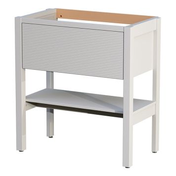 SERVANTSKAP CAMARGUE FORS HØY SKUFF + HYLLE 80CM