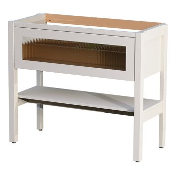 SERVANTSKAP CAMARGUE FORS HØY SKUFF + HYLLE 100CM